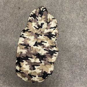 Top Paw Small Camo Puffer dog Coat